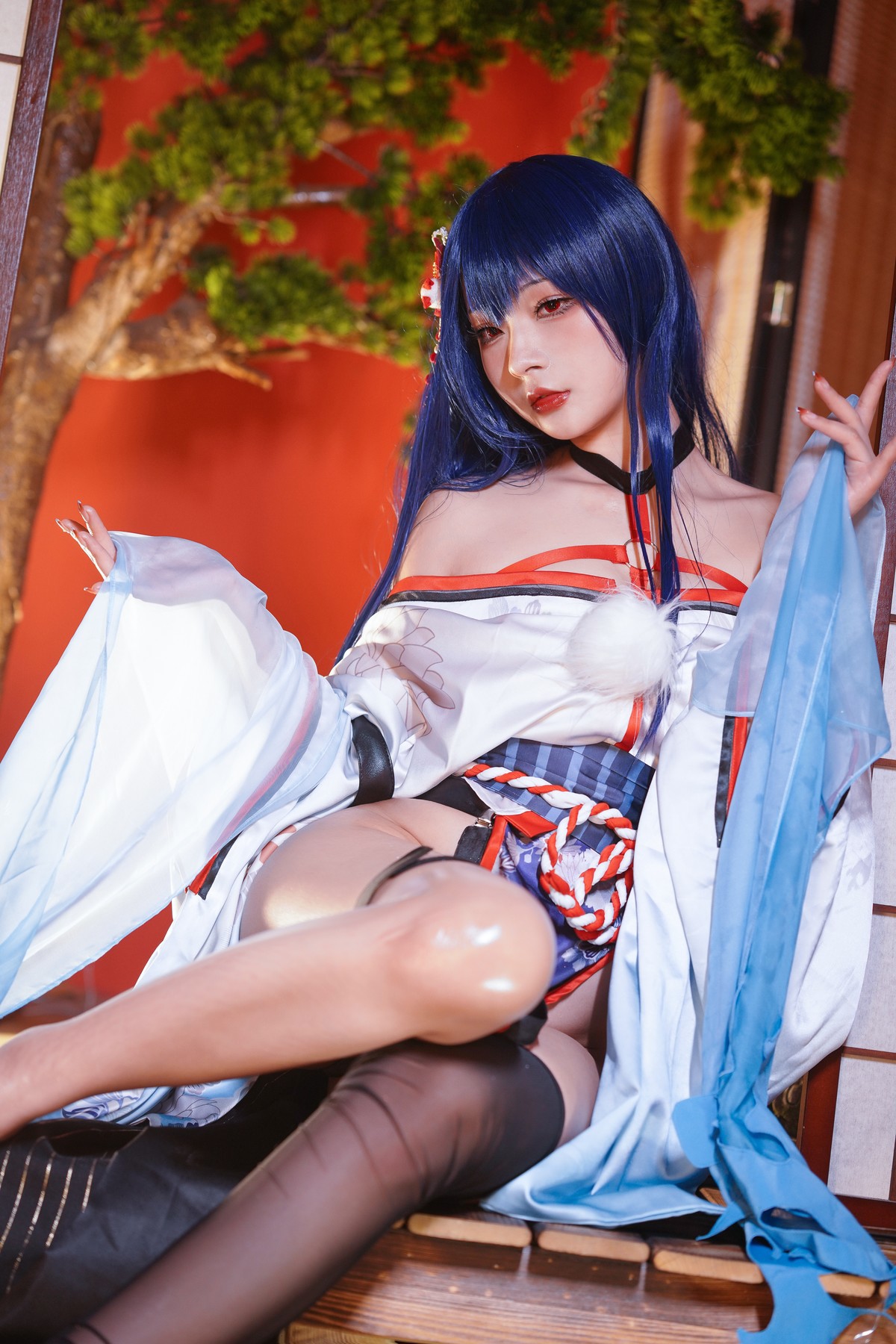 Cosplay Yuuhui玉汇 EroPhone Re 真子-和服抹油 Set.02 1