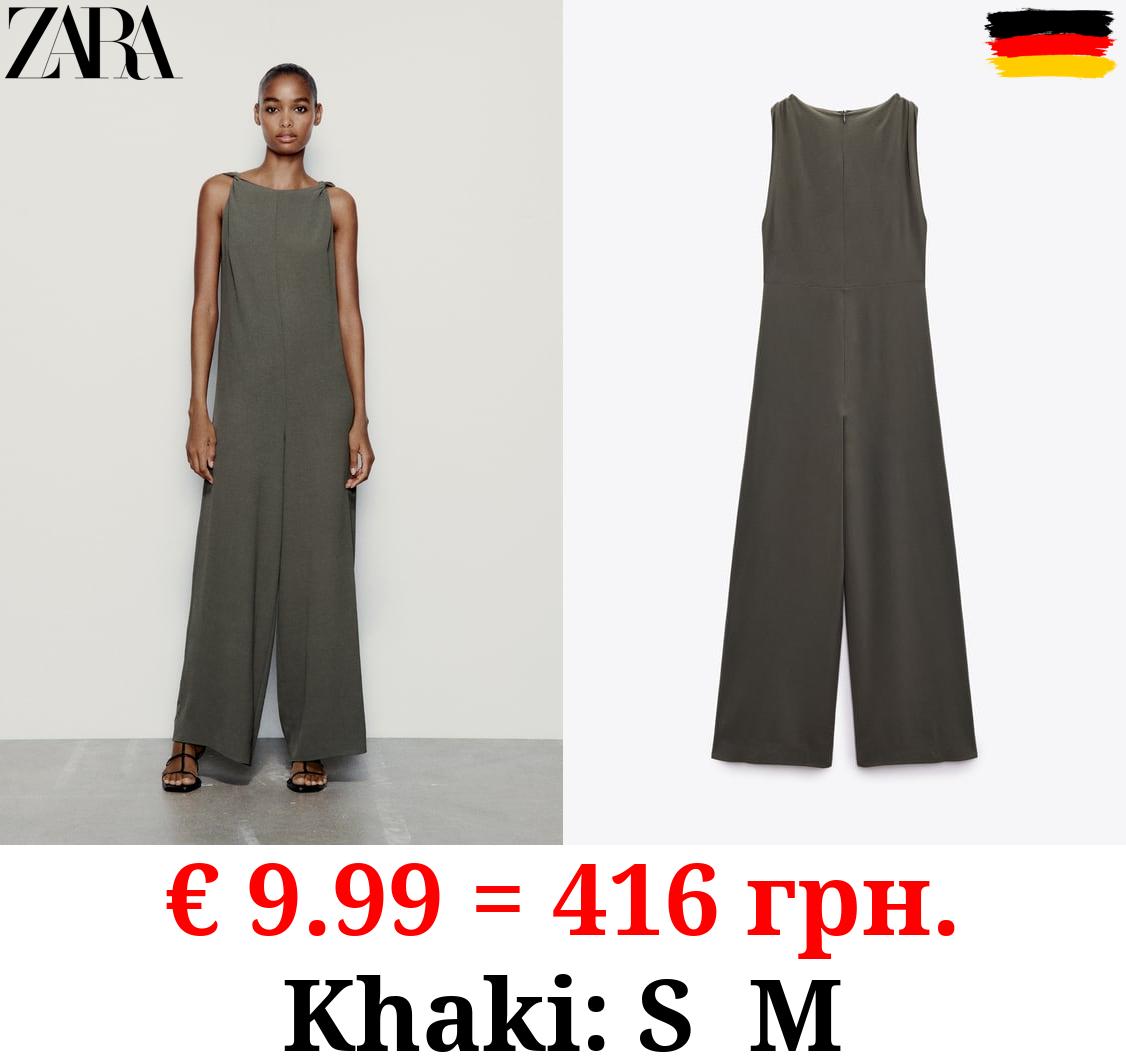 FLOWING JUMPSUIT WITH KNOT