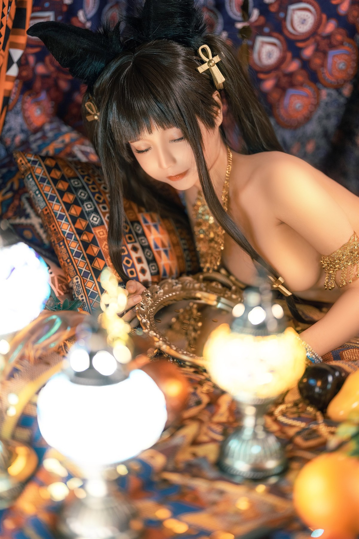 蠢沫沫 Cosplay 埃及喵 1