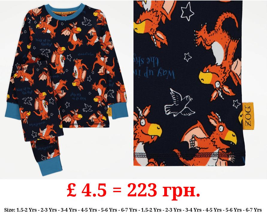 Zog Way Up In The Sky Navy Pyjamas