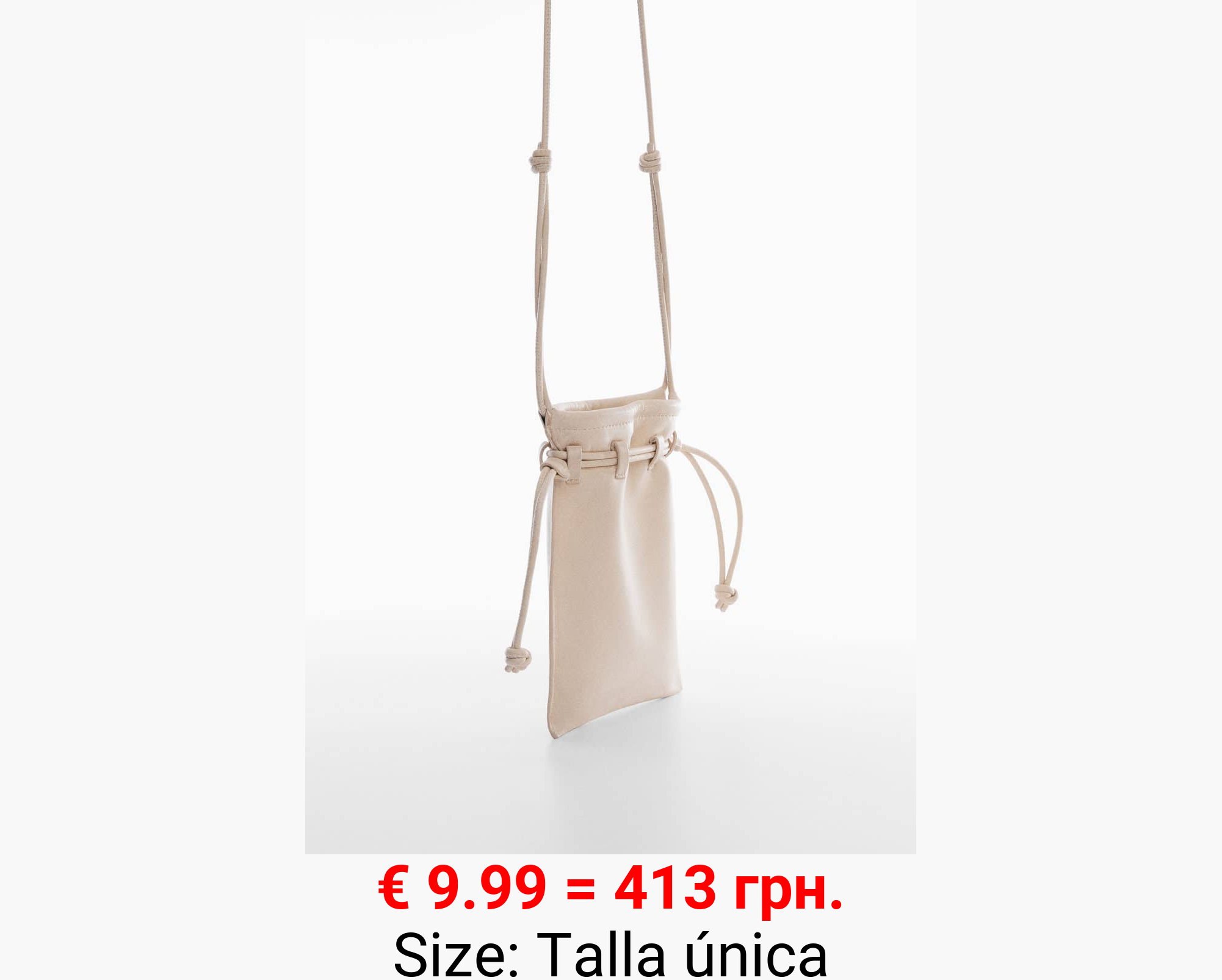 Bolso saco piel mini