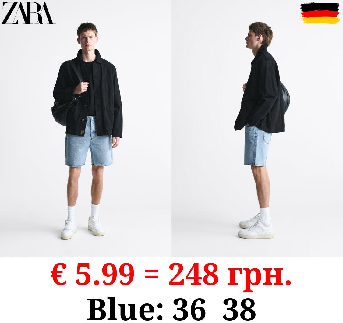 BASIC DENIM BERMUDA SHORTS