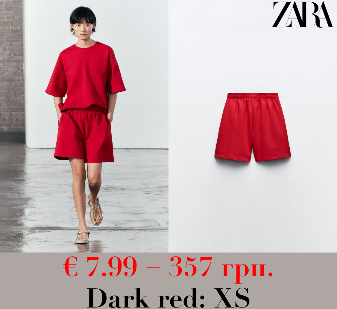 INTERLOCK BERMUDA SHORTS