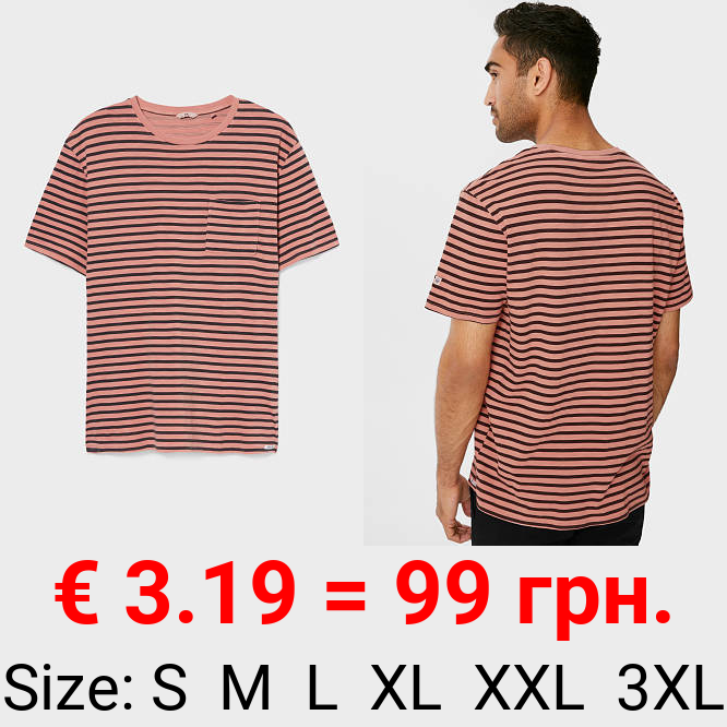 T-Shirt - Bio-Baumwolle - gestreift
