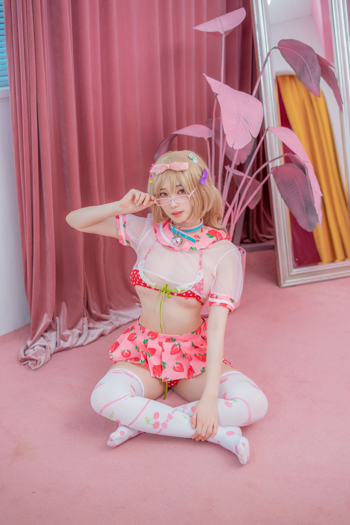 Bambi 밤비, [CreamSoda] Over knee socks Set.01 10