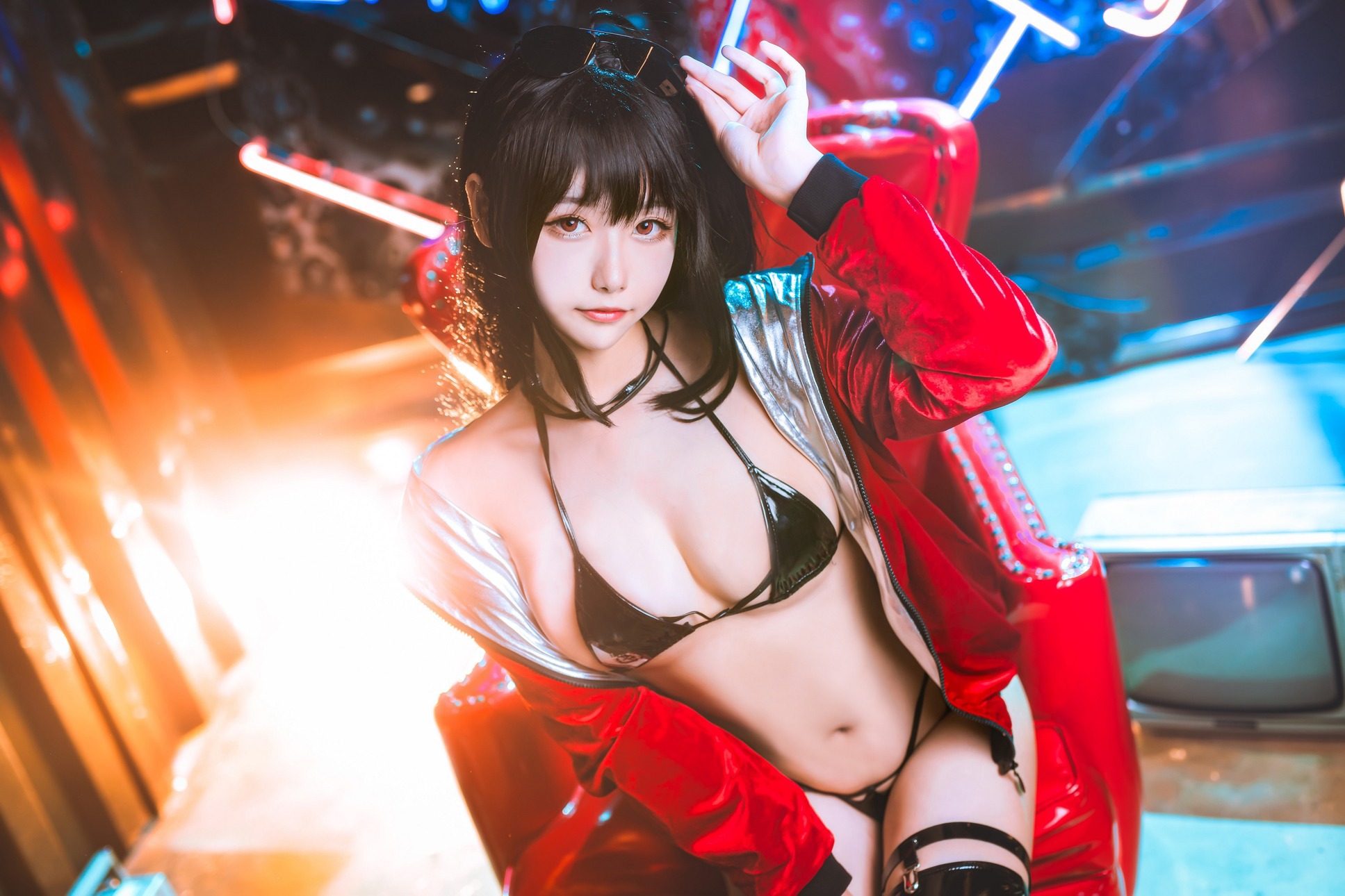 [Momoko葵葵] Taihou 打歌服 恶魔 碧蓝航线 14