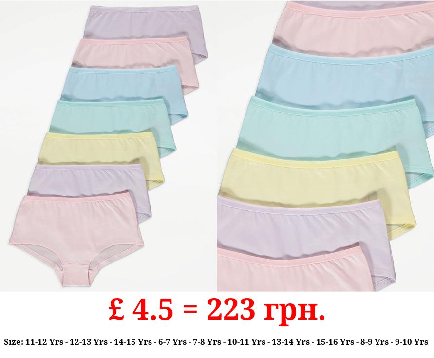 Pastel Shorts 7 Pack