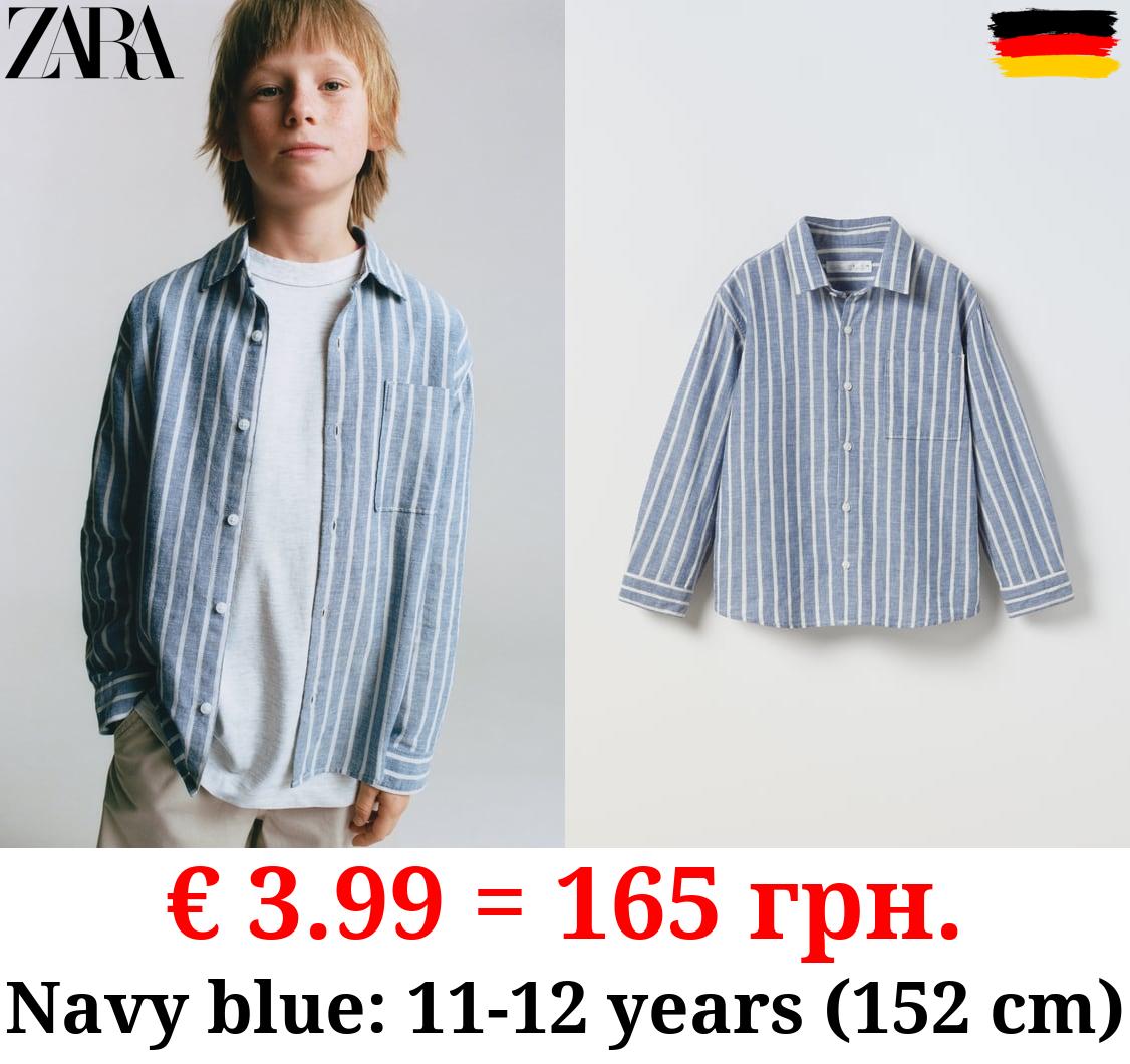 STRIPED SHIRT WITH POCKET