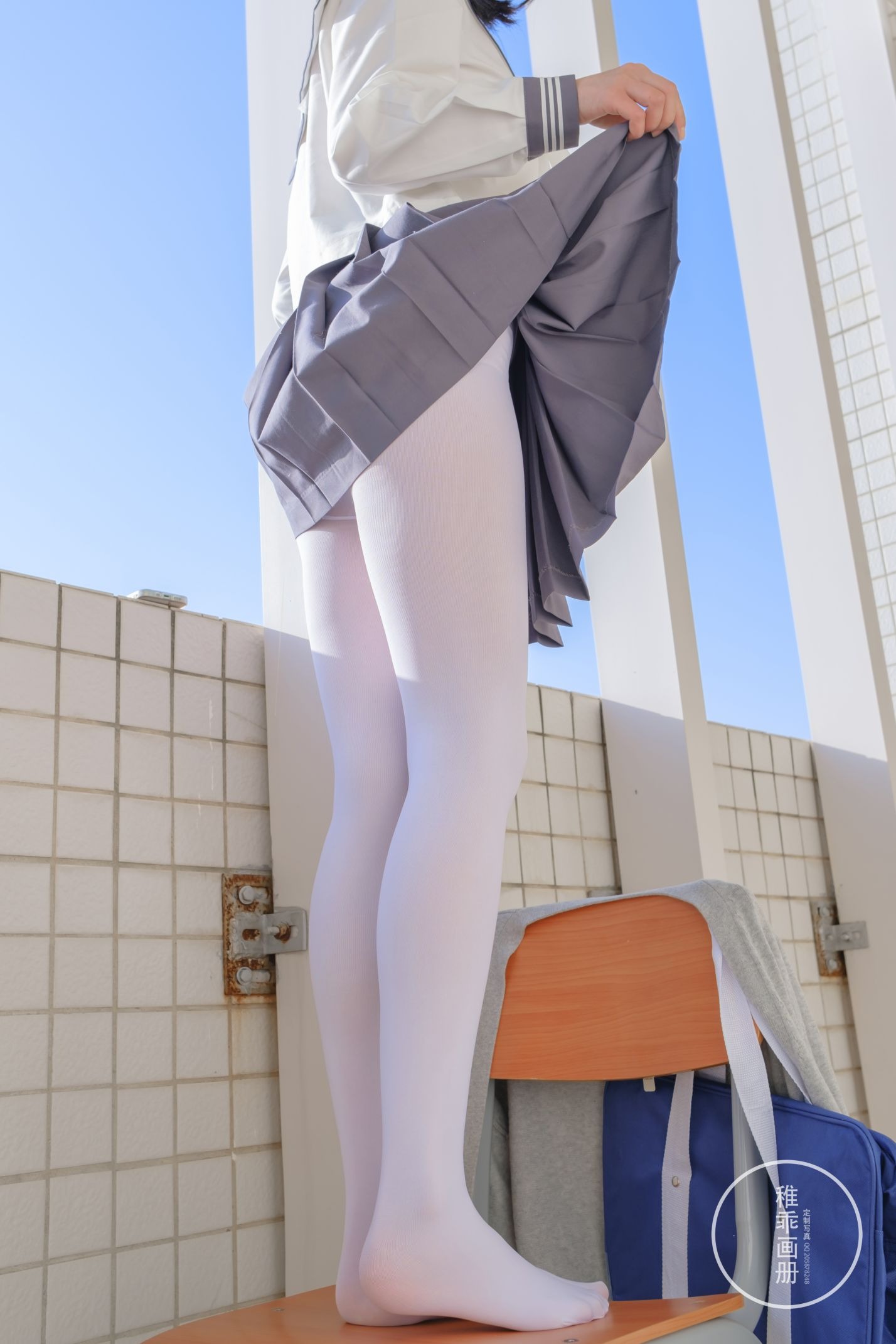 稚乖画册 - NO.05 晴空03 双马尾jk [71P1V-0.99GB] 42