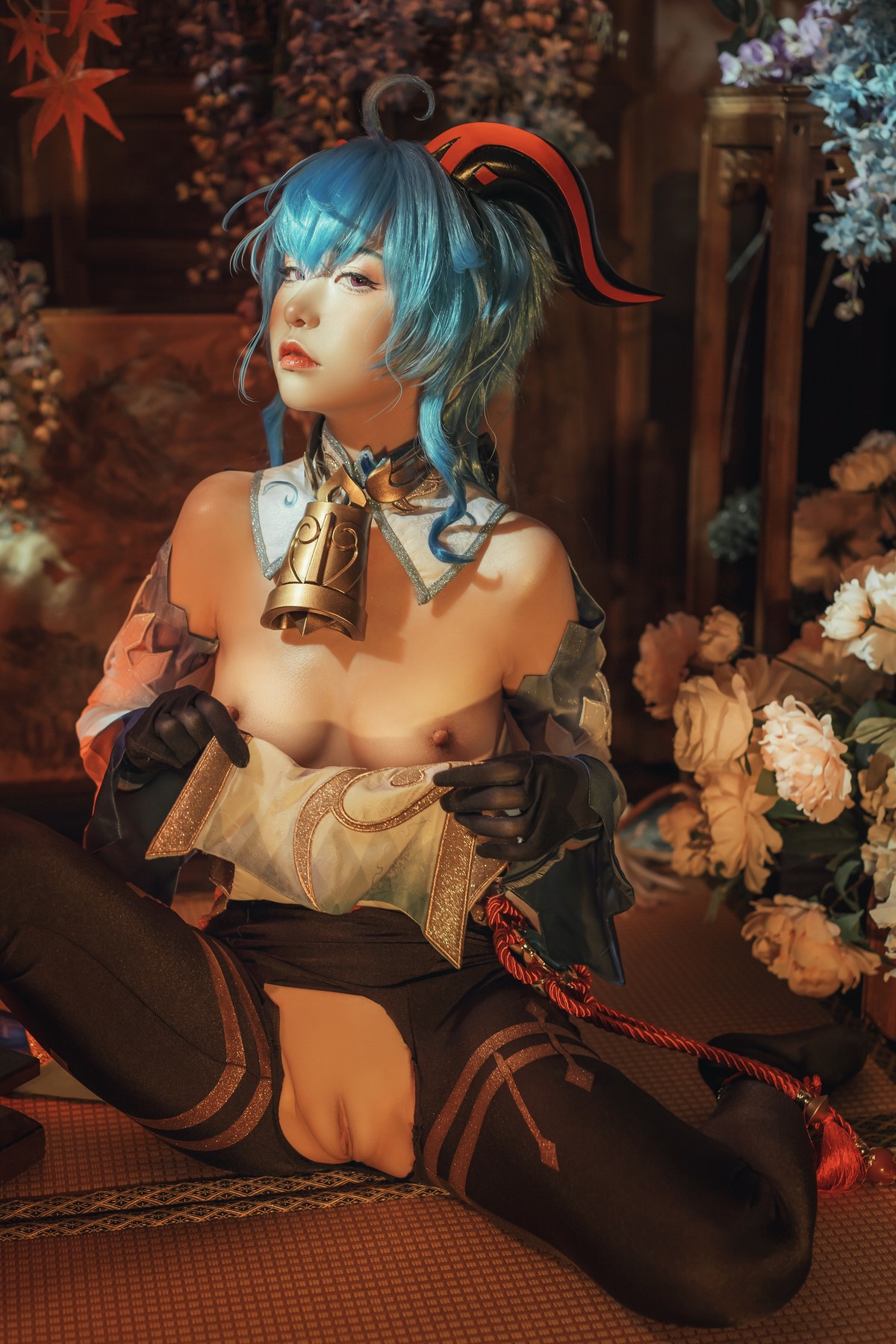 爆机少女喵小吉 Cosplay 原神 甘雨 26