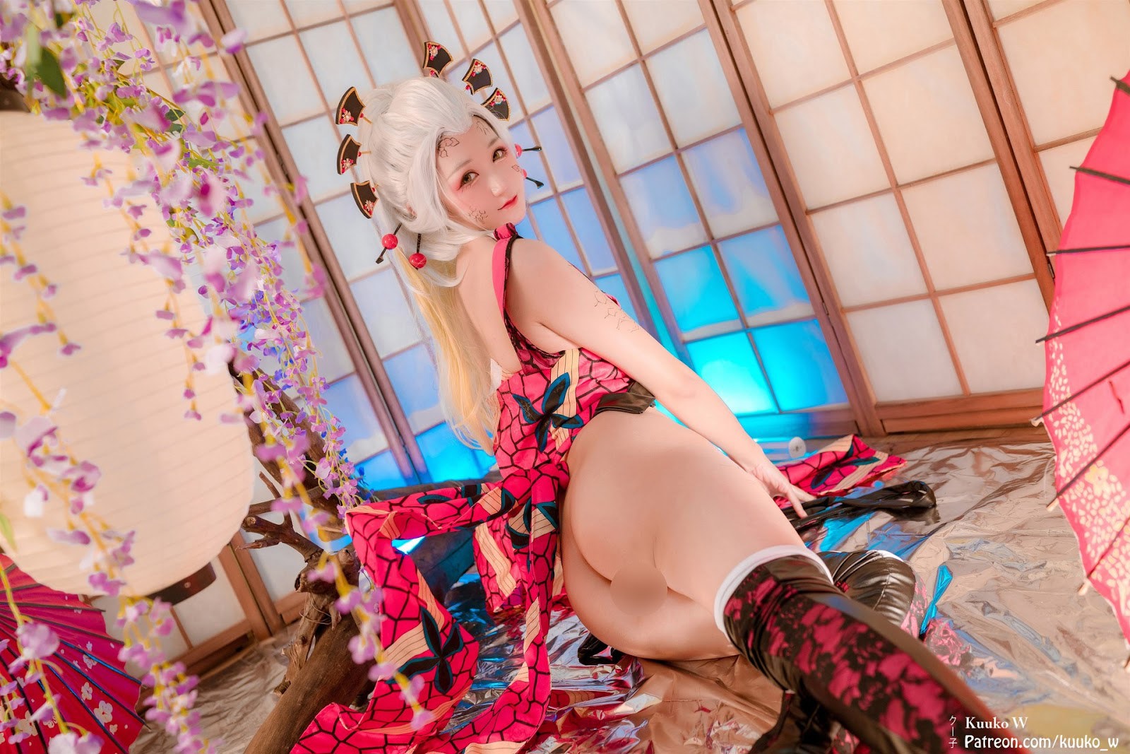 Cosplay KuukoW クー子 Daki 堕姫 16