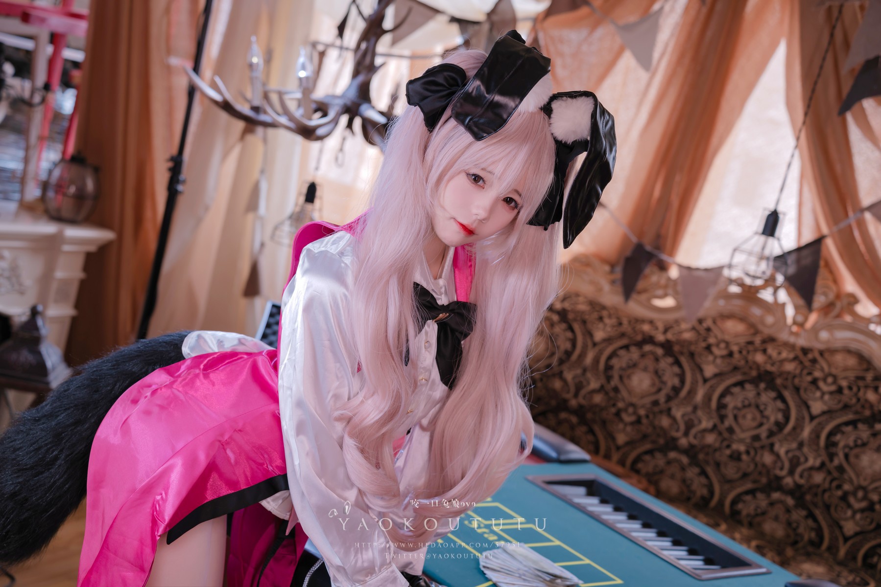 Cosplay 黏黏团子兔 六月订阅『高扬斯卡娅兔女郎』小剧场 5