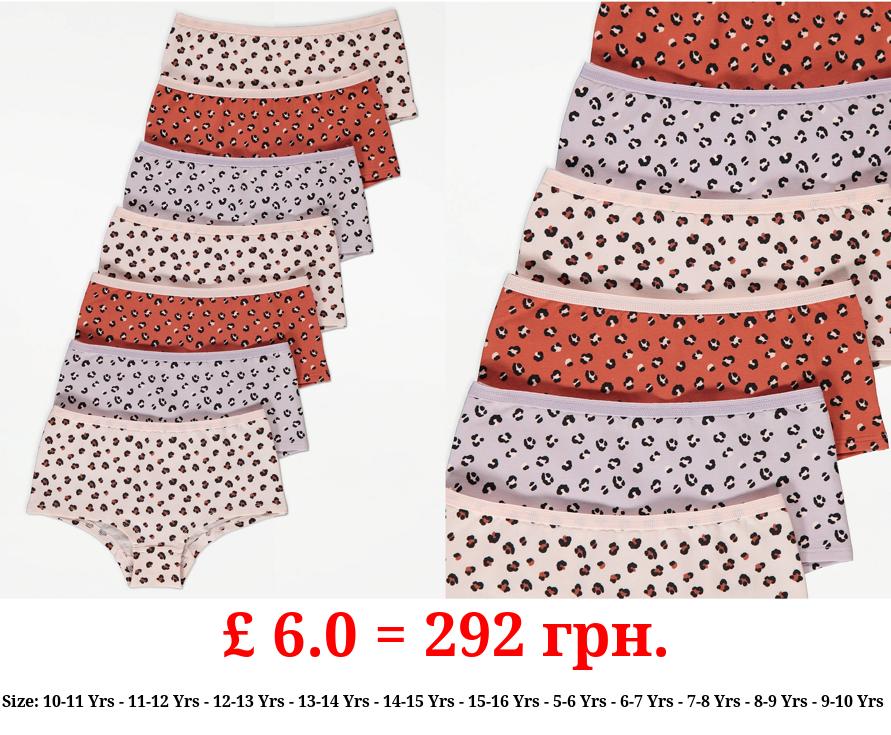 Leopard Shorts 7 Pack