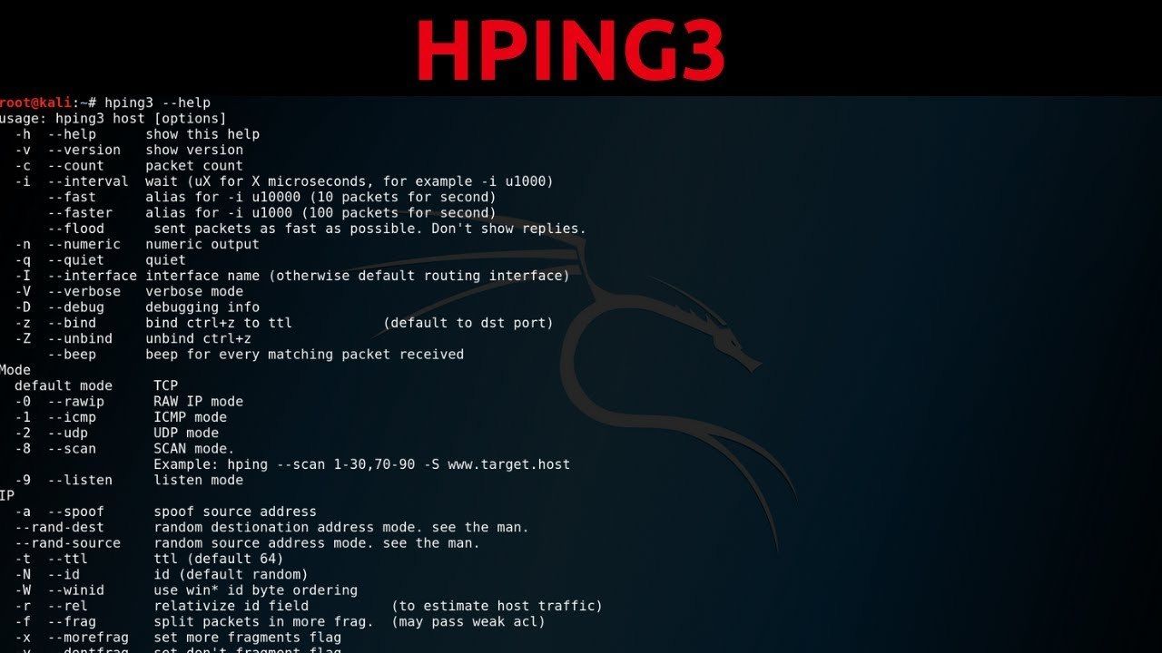Кали 3 9. Hping. Кали линукс DDOS. Hping аналоги. Kali Linux dos атака.