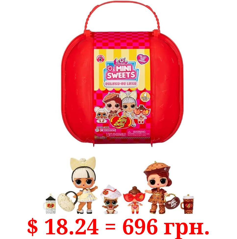 L.O.L. Surprise! Loves Mini Sweets Deluxe Series 2 with 4 Dolls, Accessories, Limited Edition Dolls, Candy Theme, Jelly Belly Theme, Collectible Dolls- Great Gift for Girls Age 4+