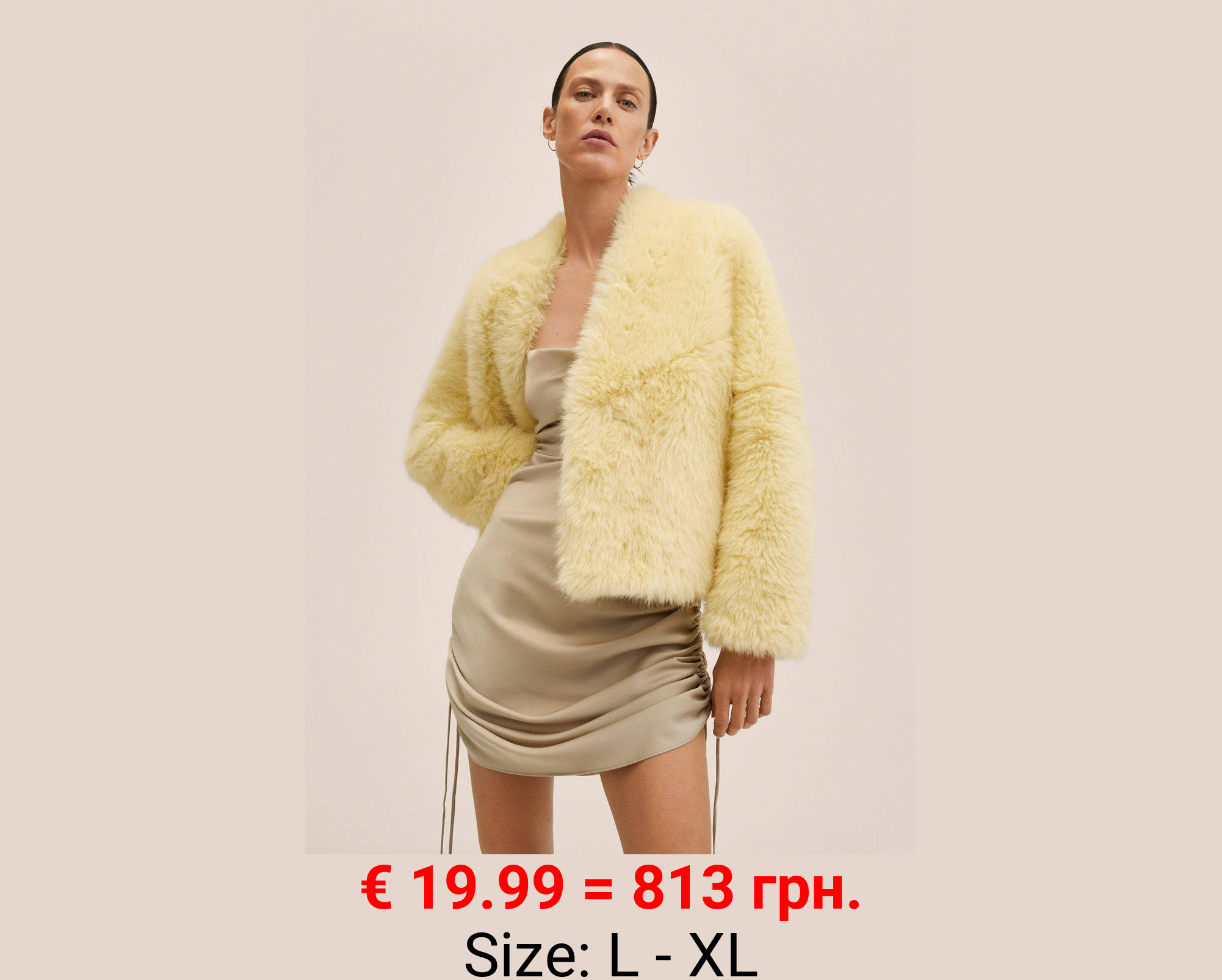 Abrigo pelo oversize