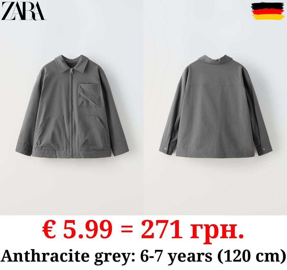 TECHNICAL OVERSHIRT WITH ZIP