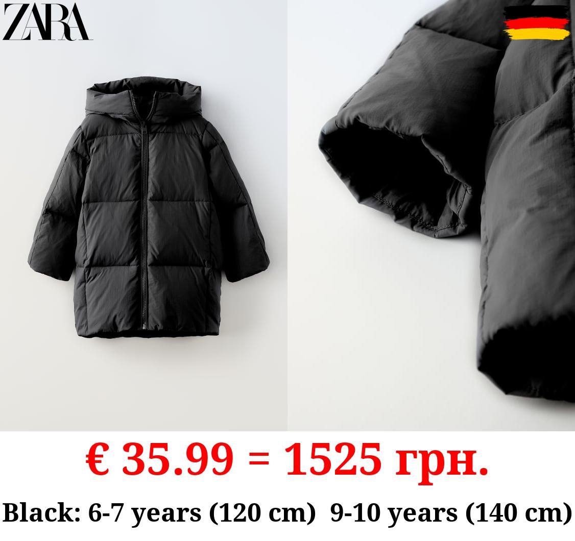 LONG FEATHER AND DOWN JACKET