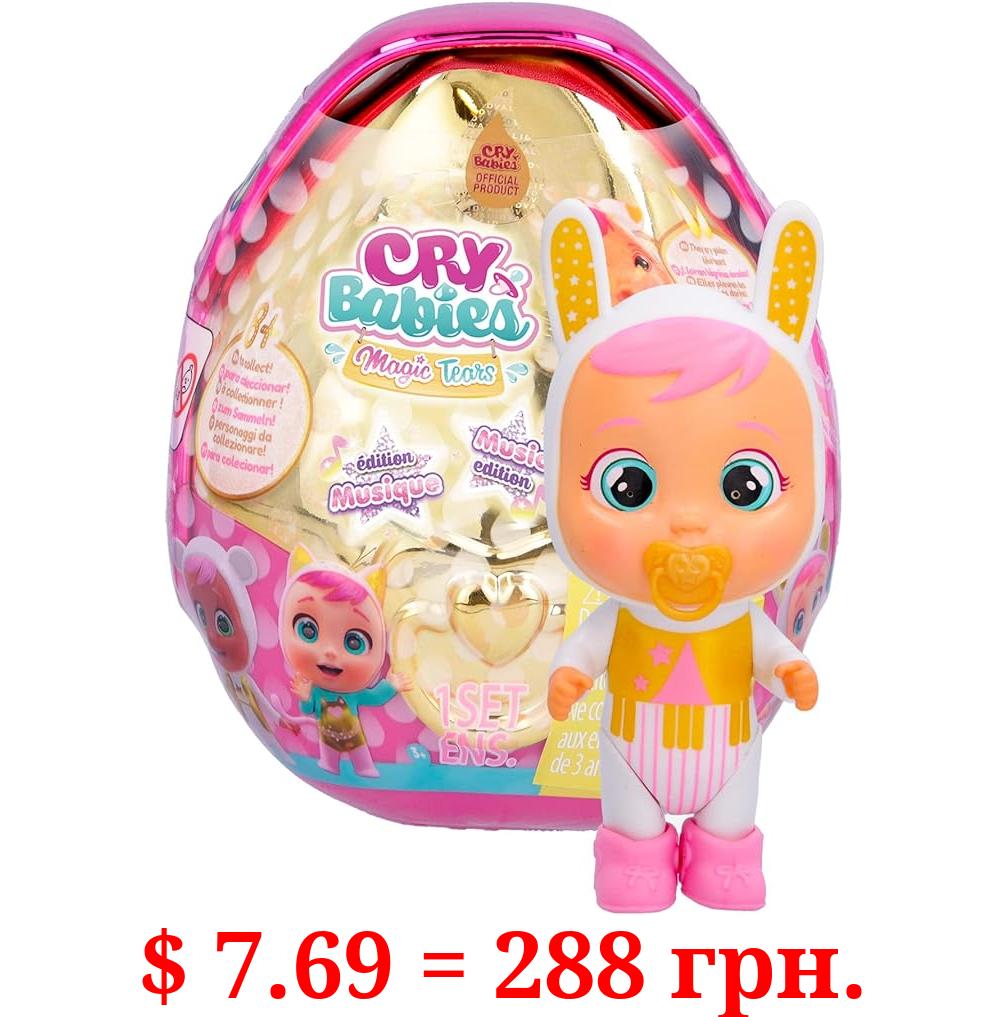 Cry Babies Magic Tears Music Gold Edition | 8 Surprises and Accessories -Great Gifts for Kids Ages 3+