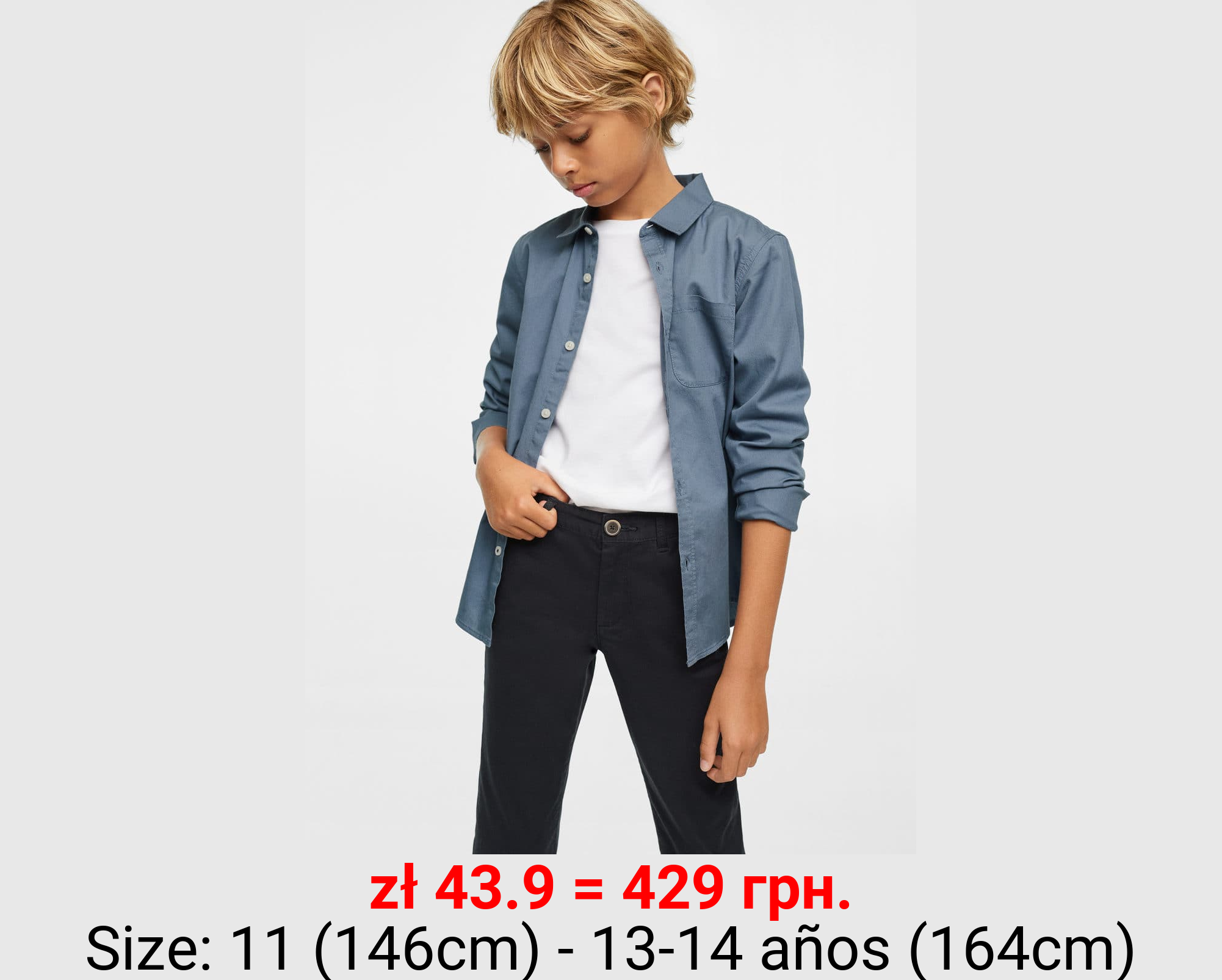 Pantalón chino algodón 