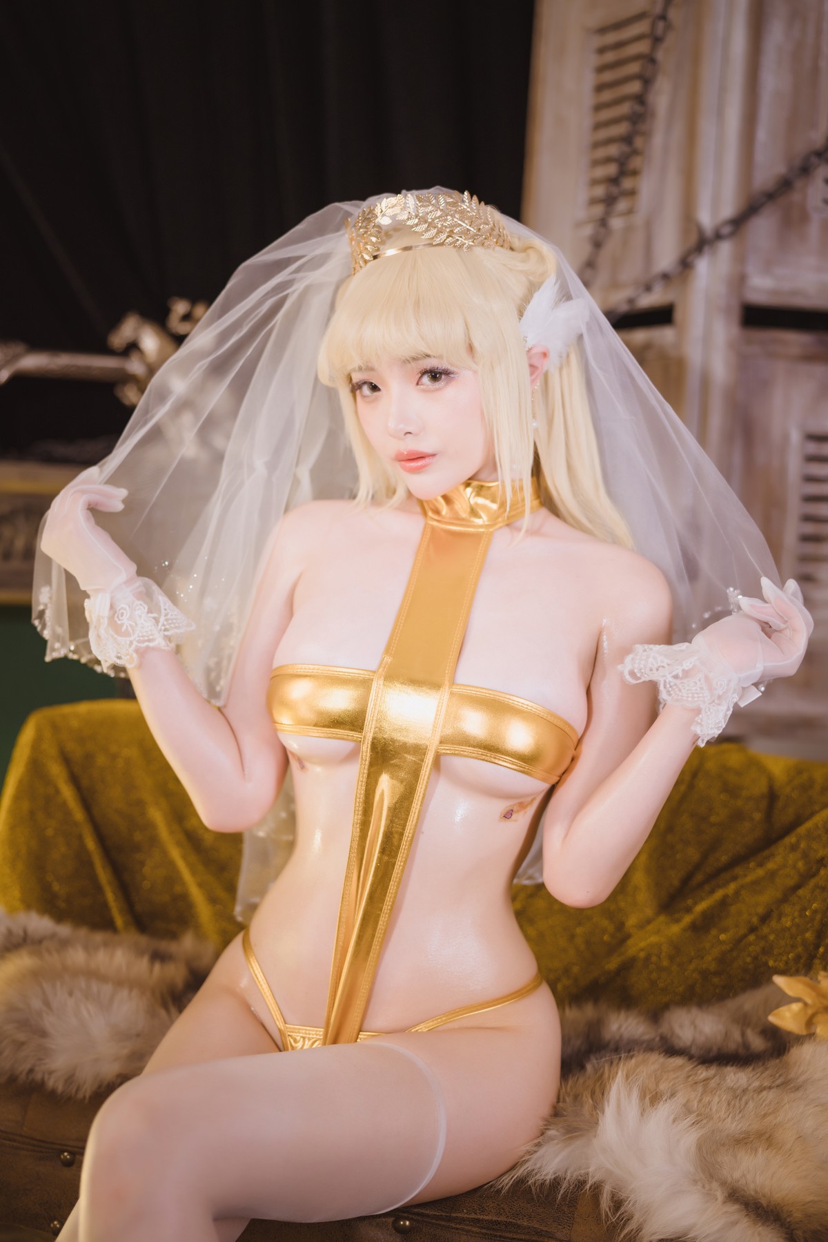 Cosplay 雯妹不讲道理 发光精灵 41