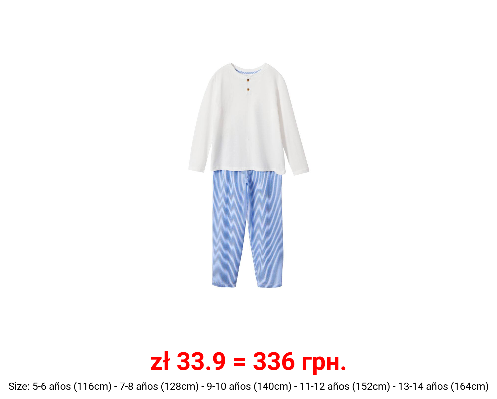 Pijama largo algodón