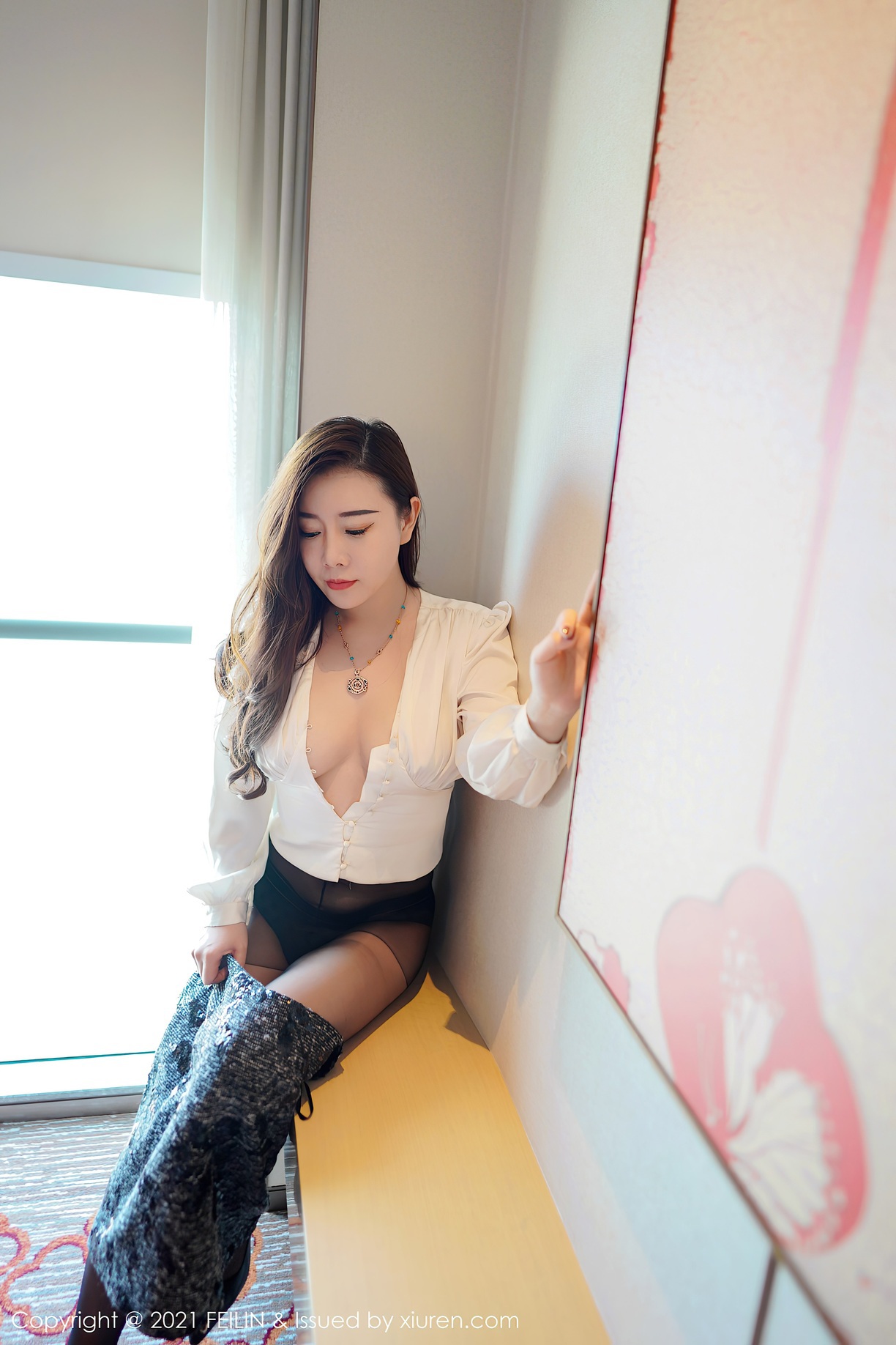 [FEILIN嗲囡囡] 2021.07.05 VOL.400 王婉悠Queen 21