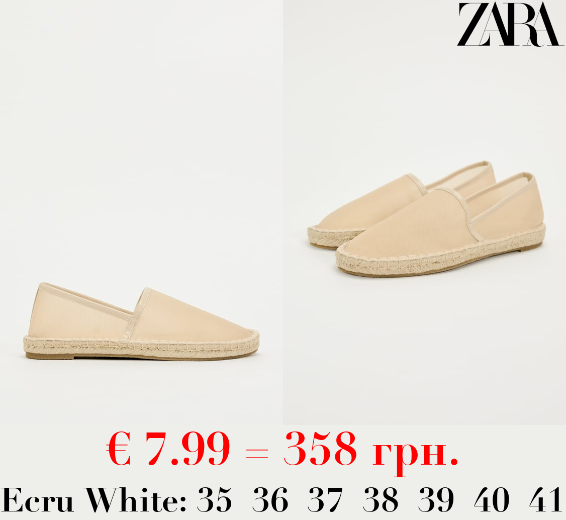 MESH ESPADRILLES