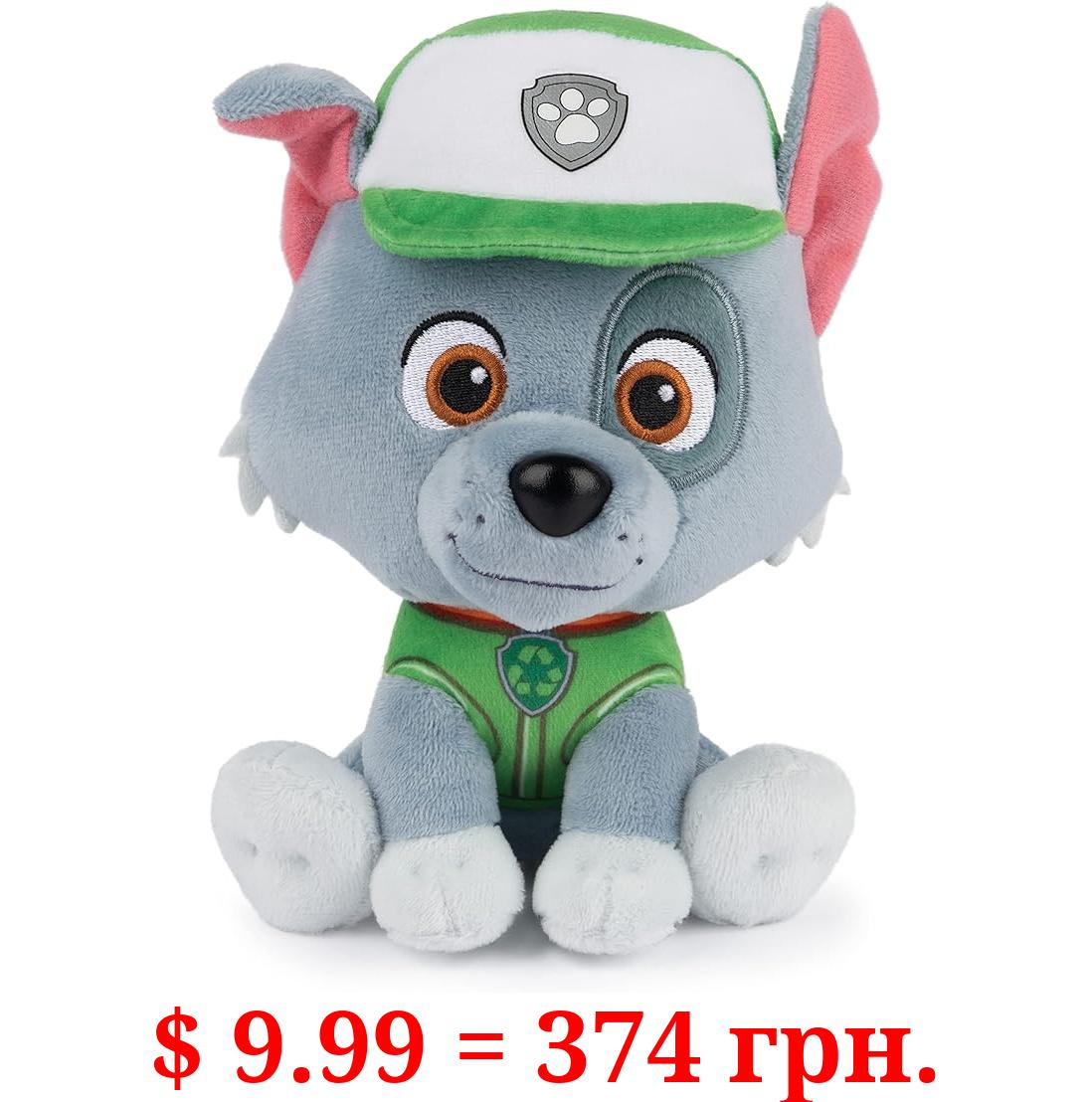 GUND Official PAW Patrol Rocky in Signature Recycling Uniform Plush Toy, Stuffed Animal for Ages 1 and Up, 6"