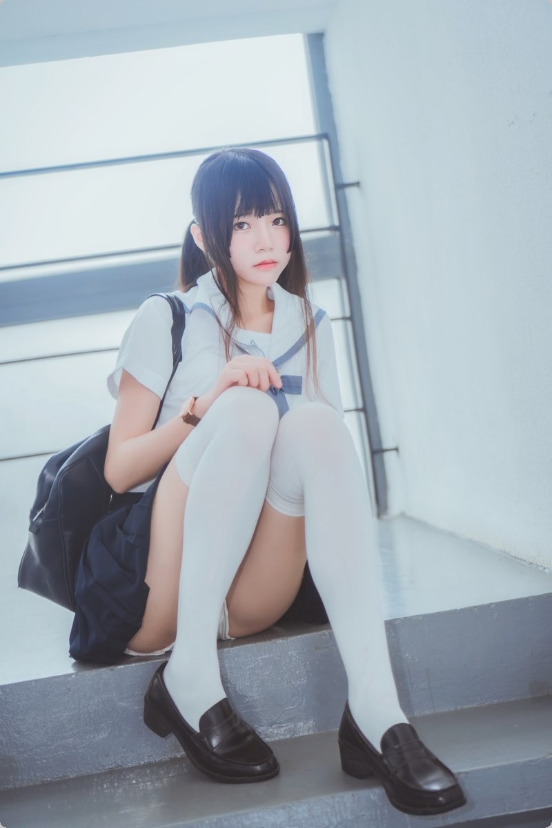 [Cos]桜桃喵 - 蓝白水手服 [39P] 3