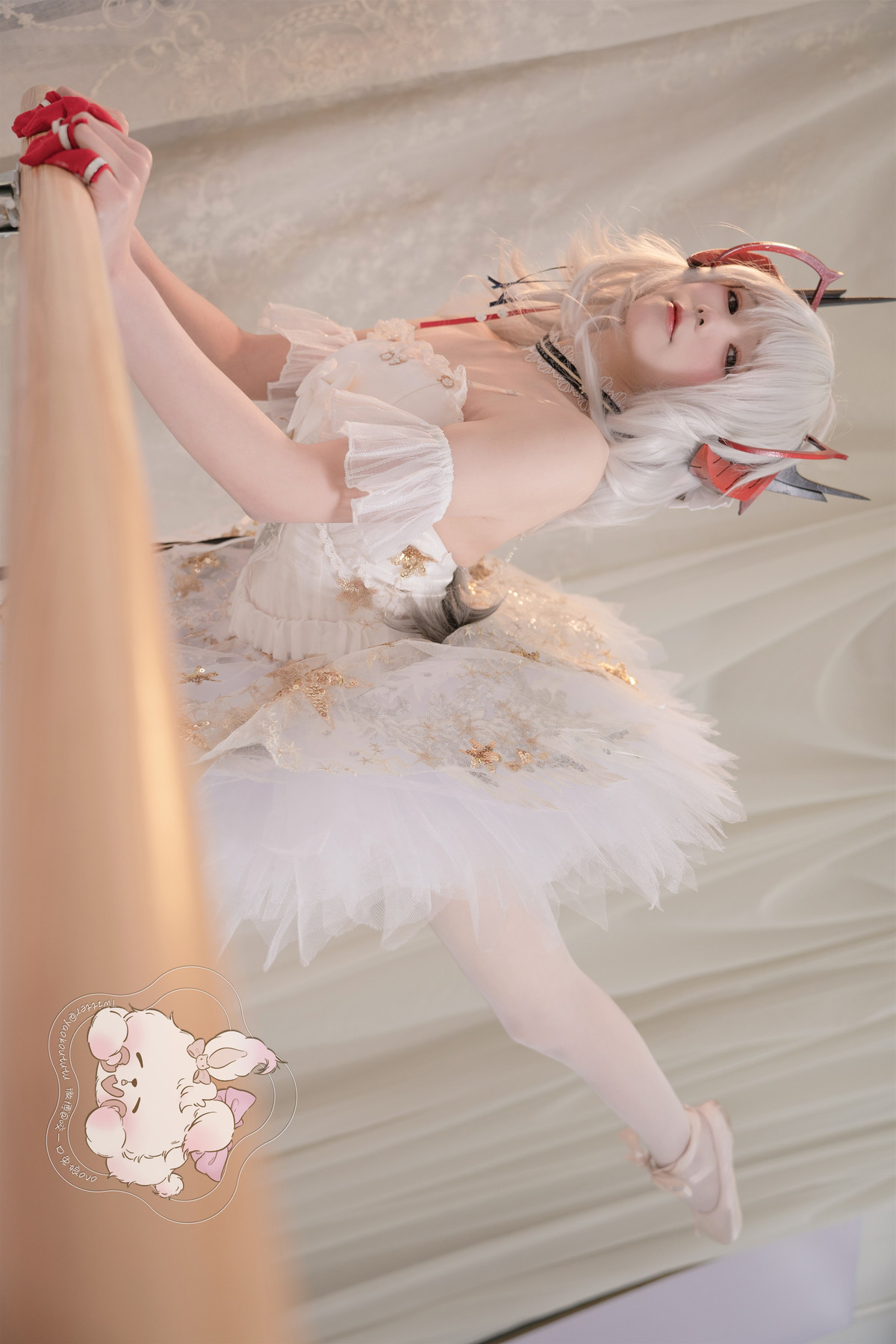 Cosplay 咬一口兔娘 天鹅之舞 6