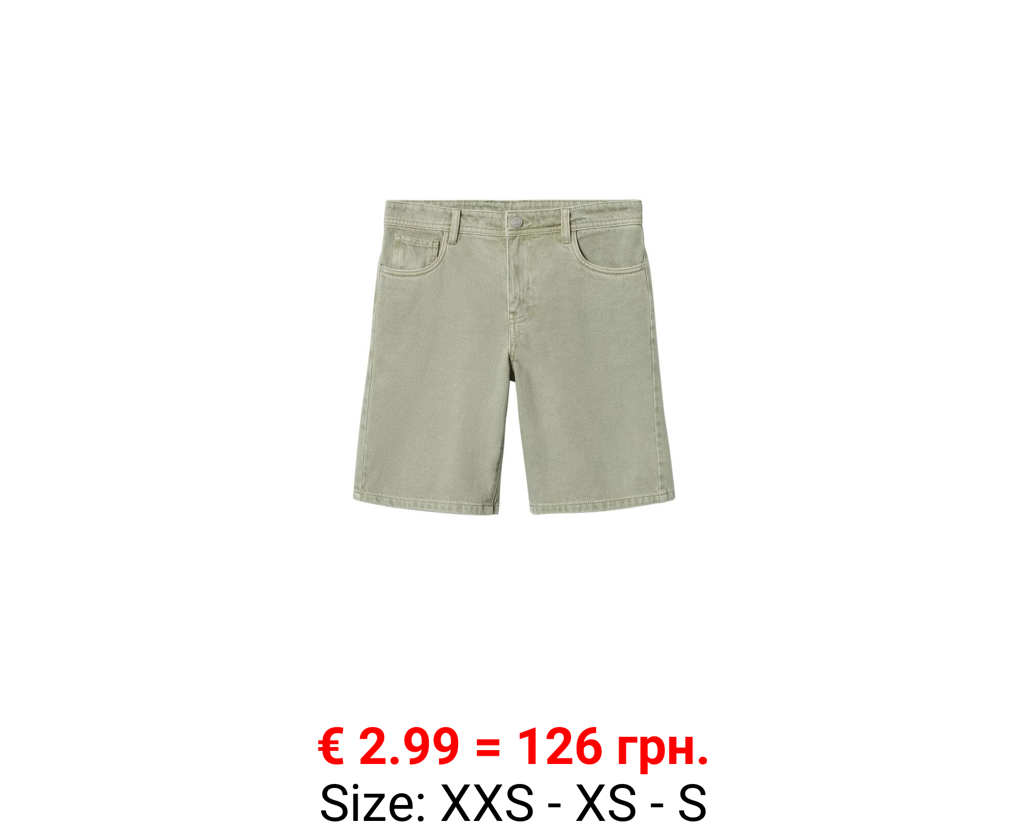 Bermudas denim claro