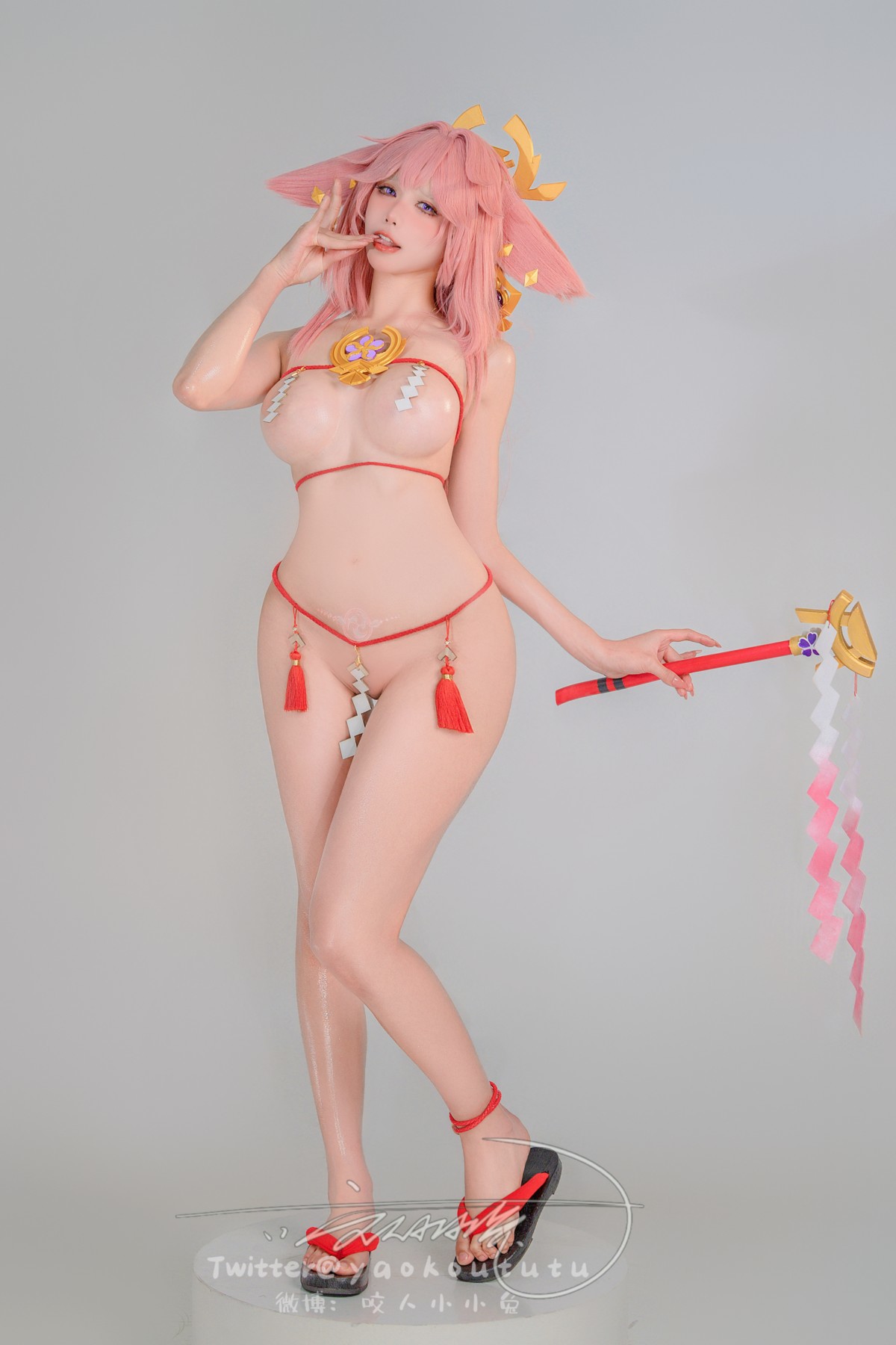 Cosplay 黏黏团子兔 春江水暖 神子贺岁 Set.02 6