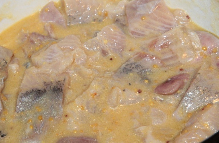 Сельдь Тихоокеанская филе-кусочки в горчичном соусе