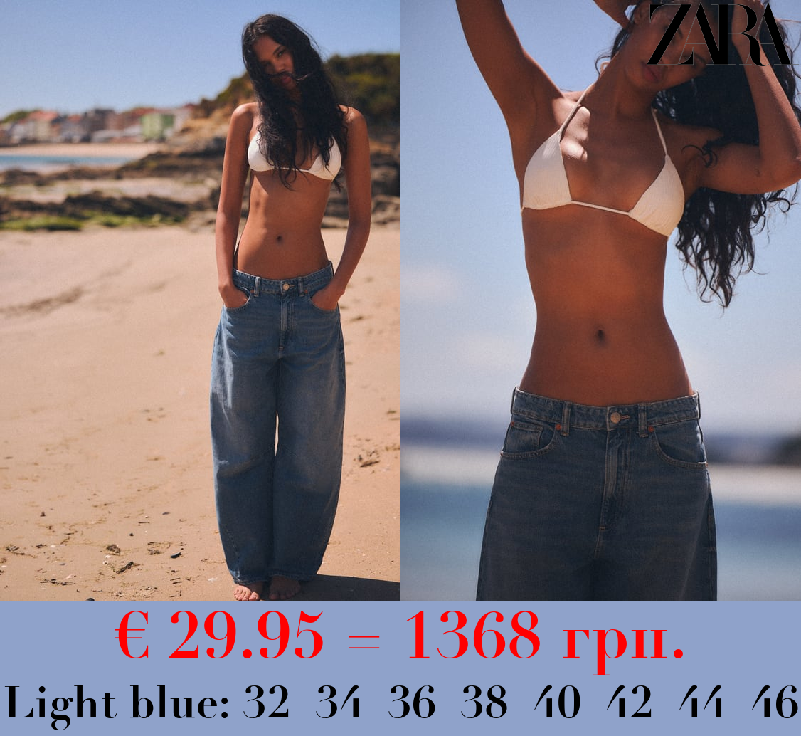 TRF BAGGY BALLOON MID-RISE JEANS