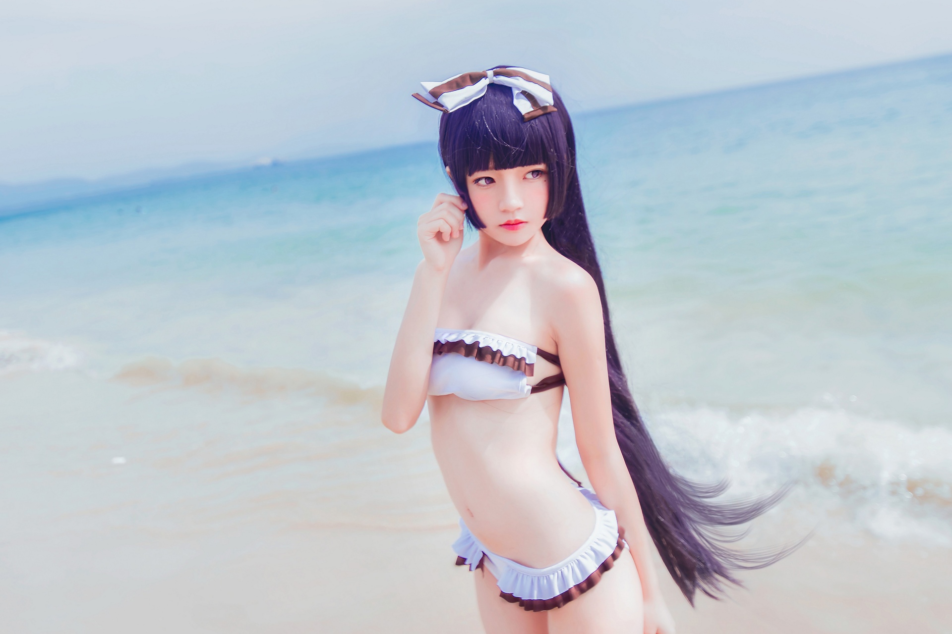 [桜桃喵] Ruri Gokou 五更琉璃泳装 1