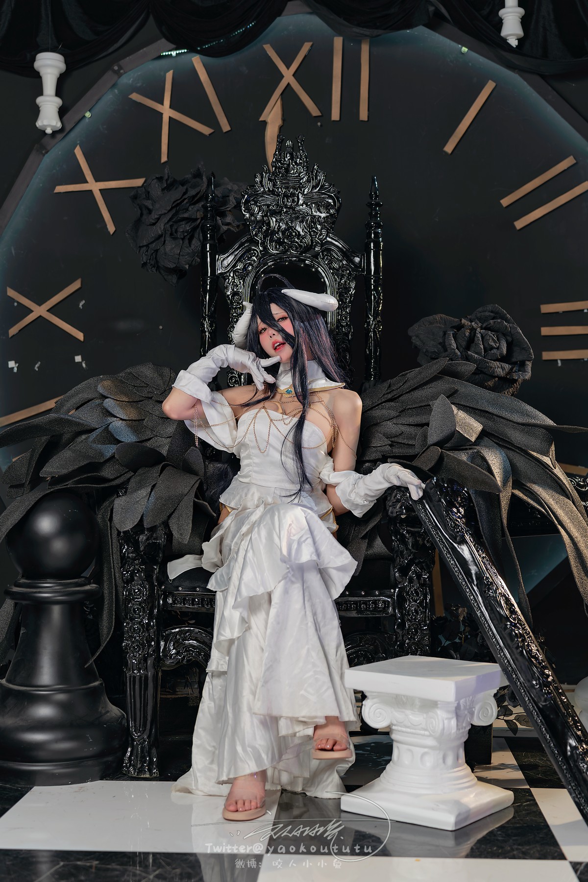 Cosplay 黏黏团子兔 魅魔之耻 雅儿贝德 & Tell Me 10