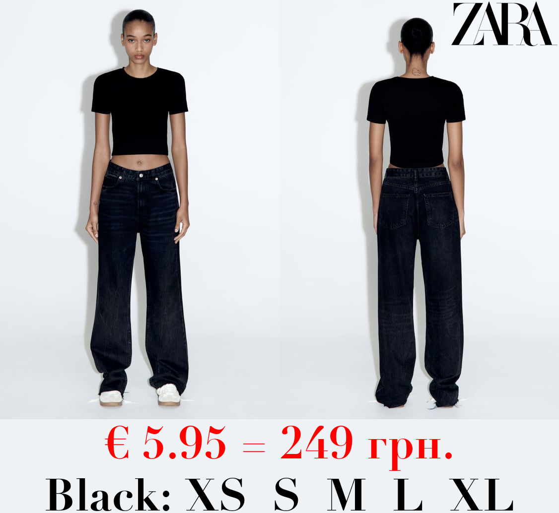 CROPPED STRETCH T-SHIRT