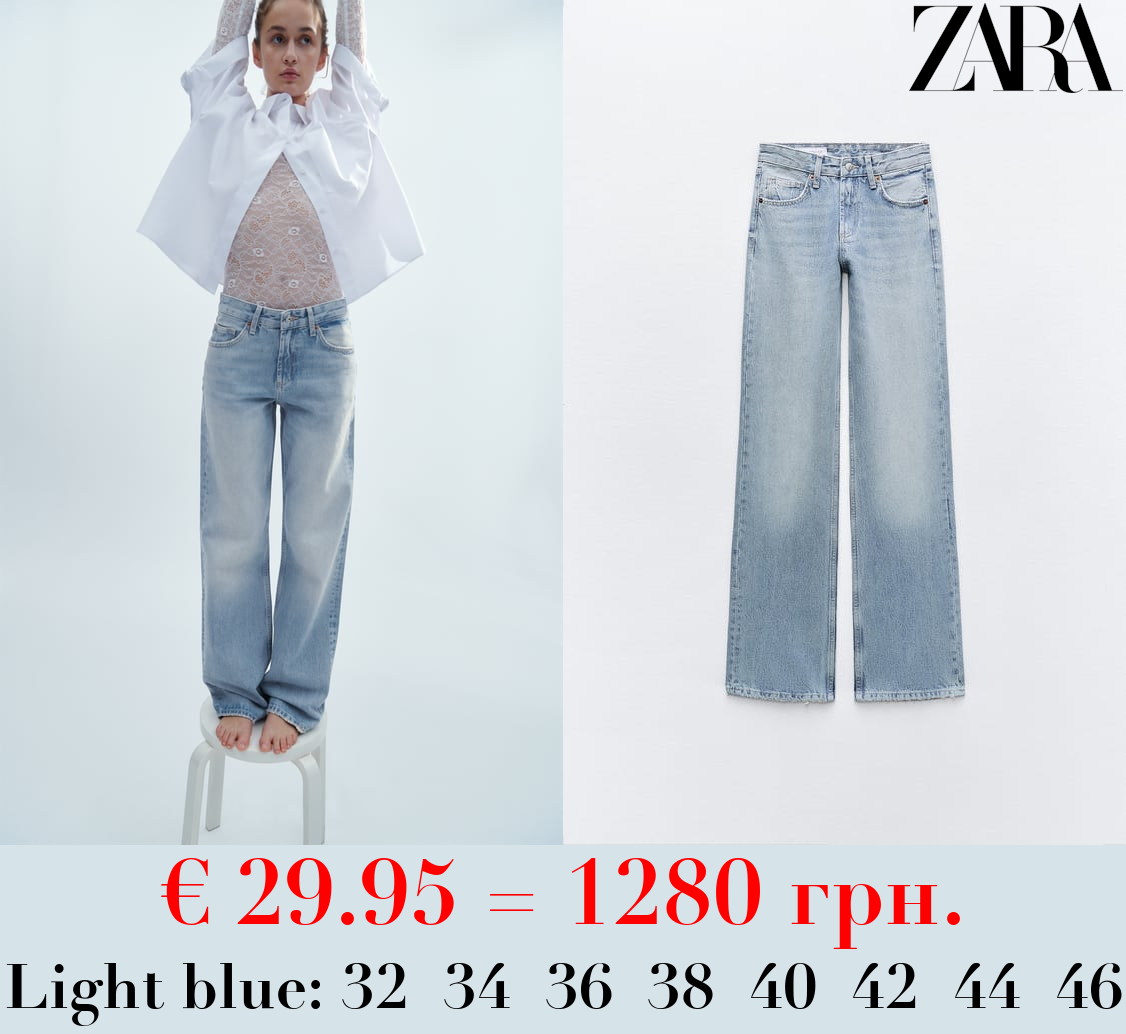 TRF WIDE-LEG MID-RISE FULL LENGTH JEANS