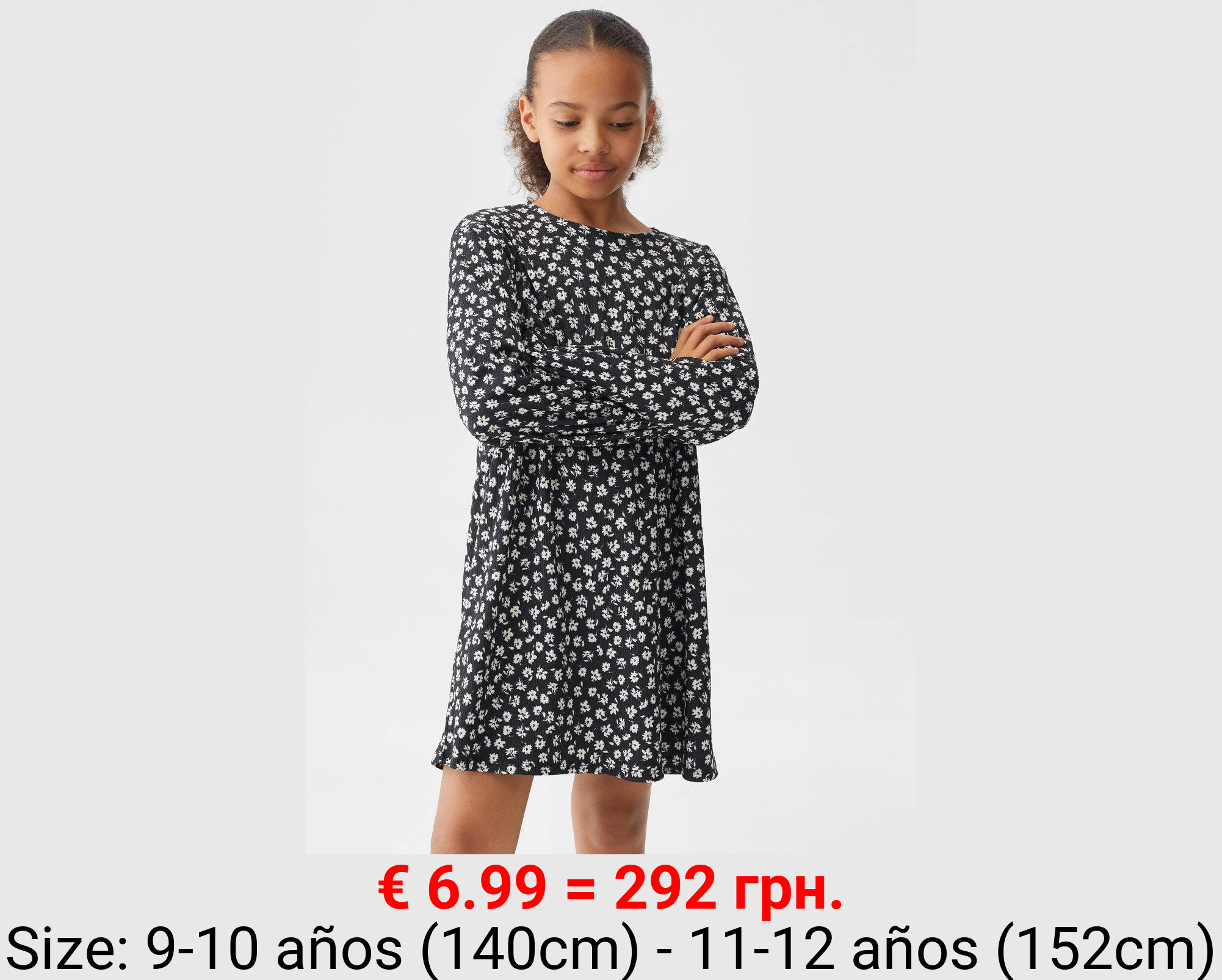 Vestido estampado flores