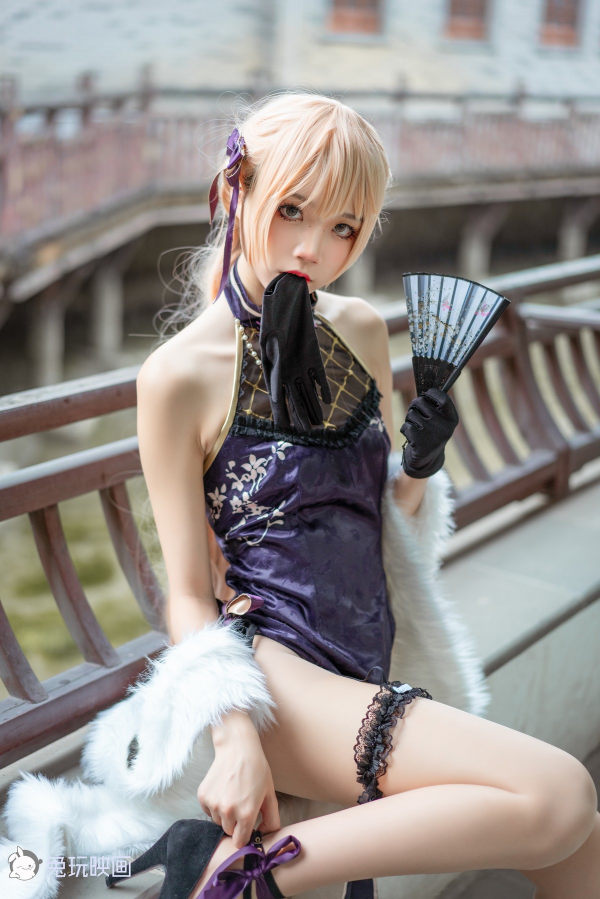 Cosplay 兔玩映画 紫雨心 35
