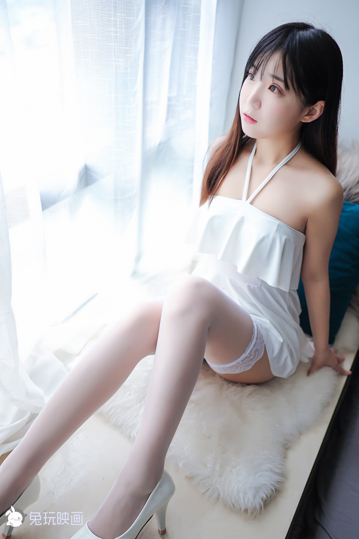 Cosplay 兔玩映画 御子的白裙 9