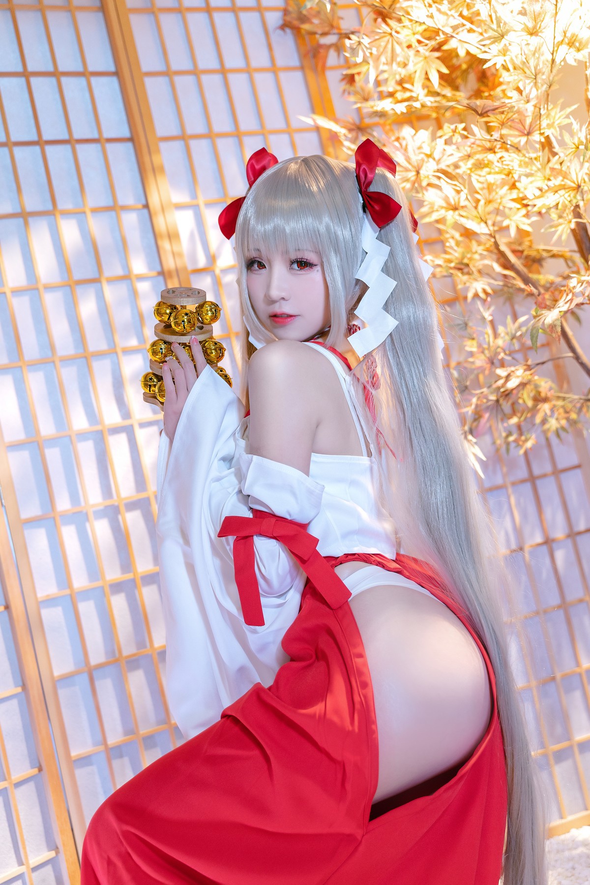 Cosplay 可畏巫女 miko酱 1