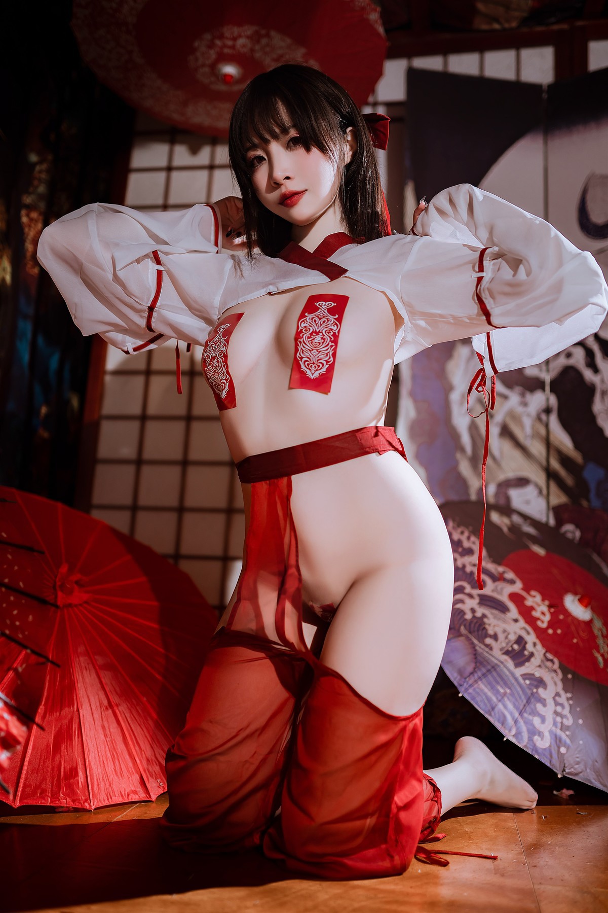 Cosplay 二佐Nisa 私房巫女 31