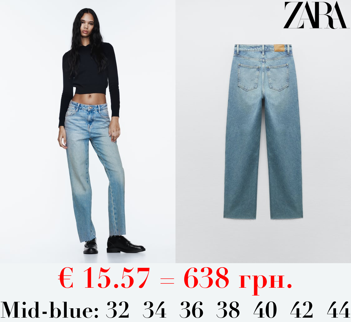 Z1975 HIGH-RISE STRAIGHT JEANS
