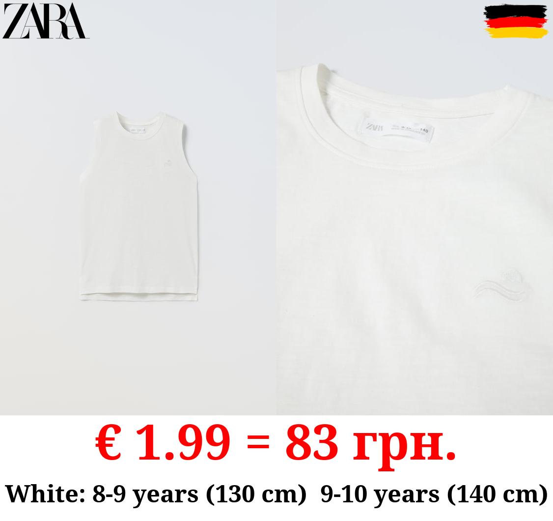 BASIC EMBROIDERED T-SHIRT