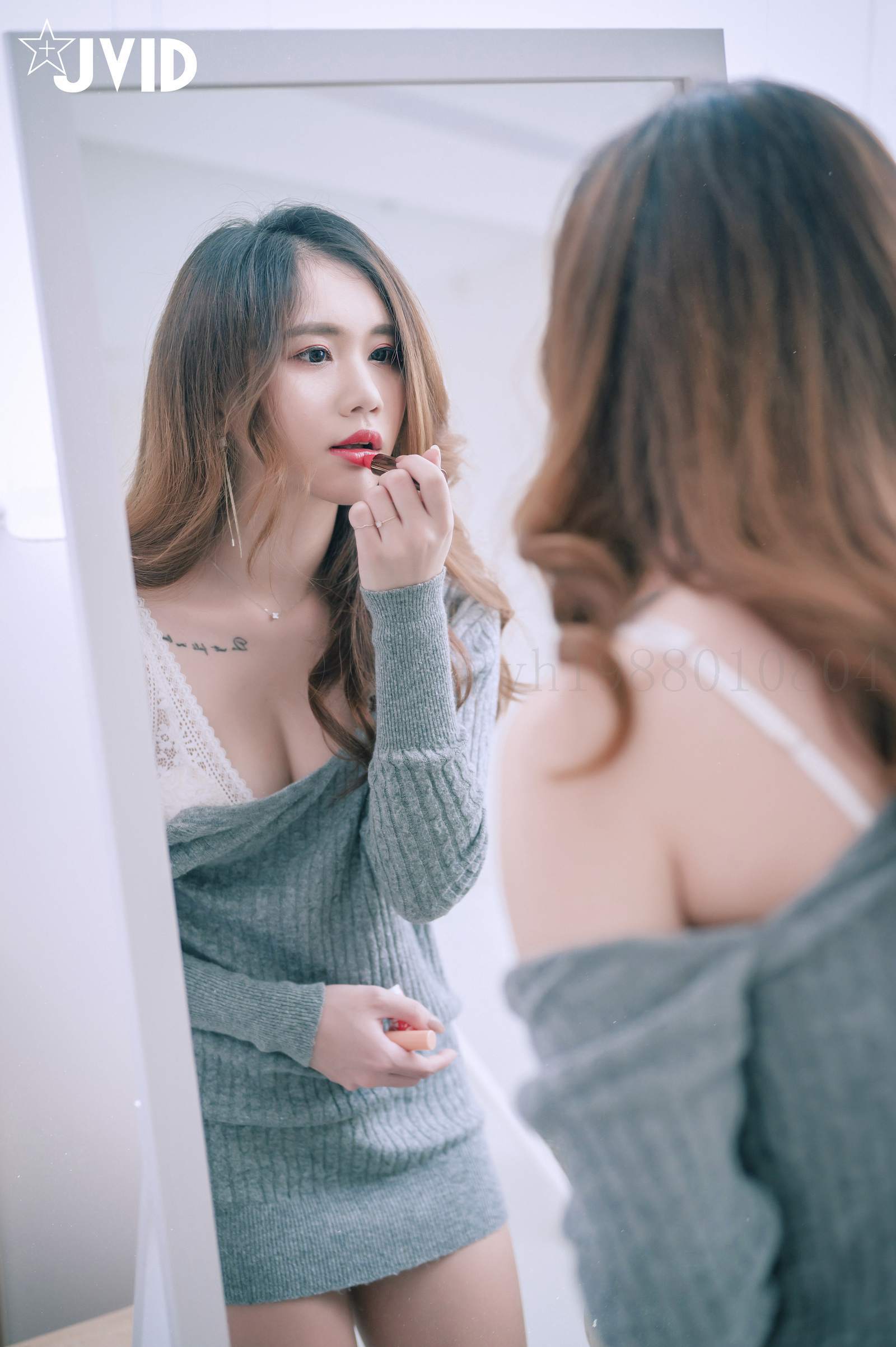 JVID精品 美乳女神Jessica到友人家看貓被強制高潮 Set.01 4