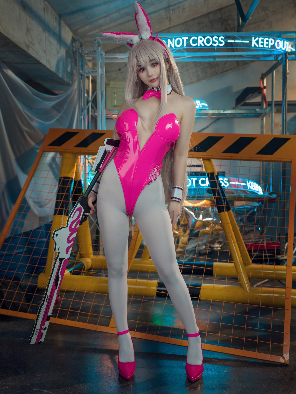 Cosplay 桜井宁宁 Viper Bunny 毒蛇兔女郎 1