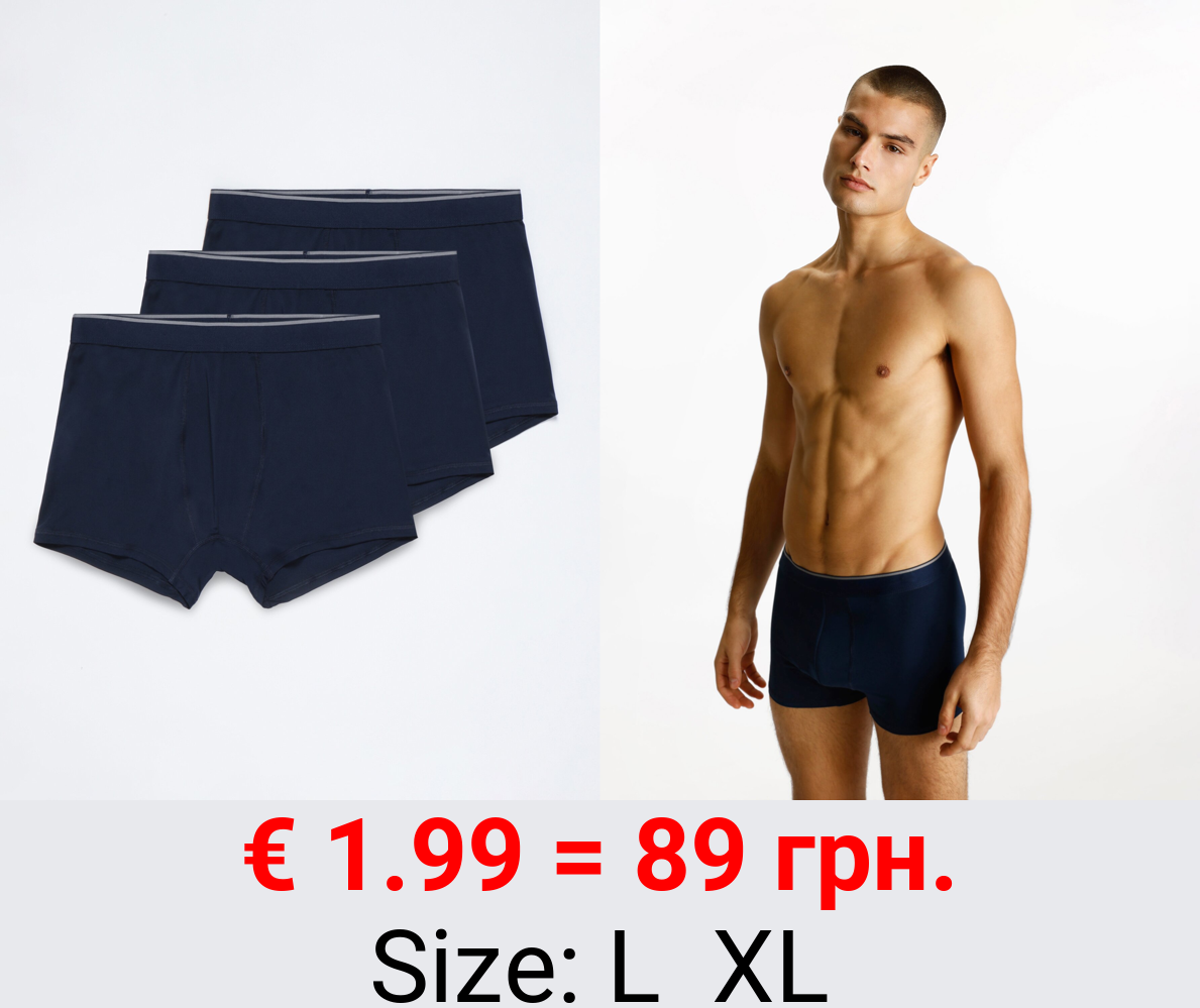 3-pack of microfibre boxers