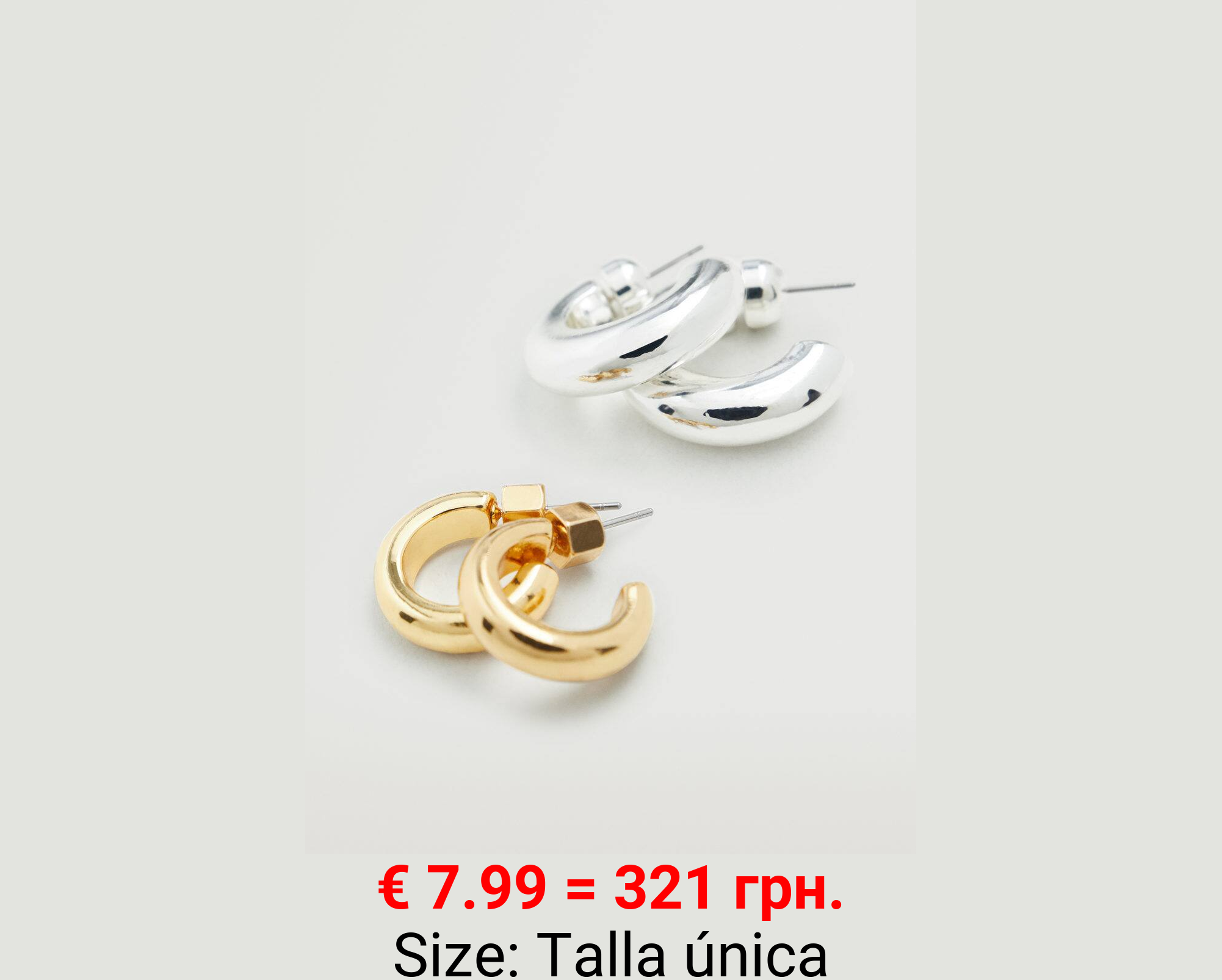 Set pendientes aros